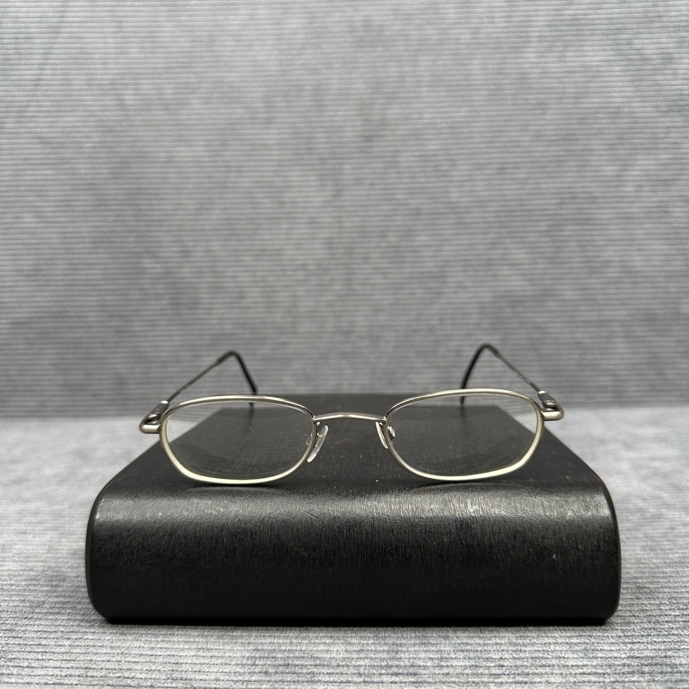 Timex T007 Gunmetal Oval Metal Eyeglasses Frames Kenmark 45-19-135